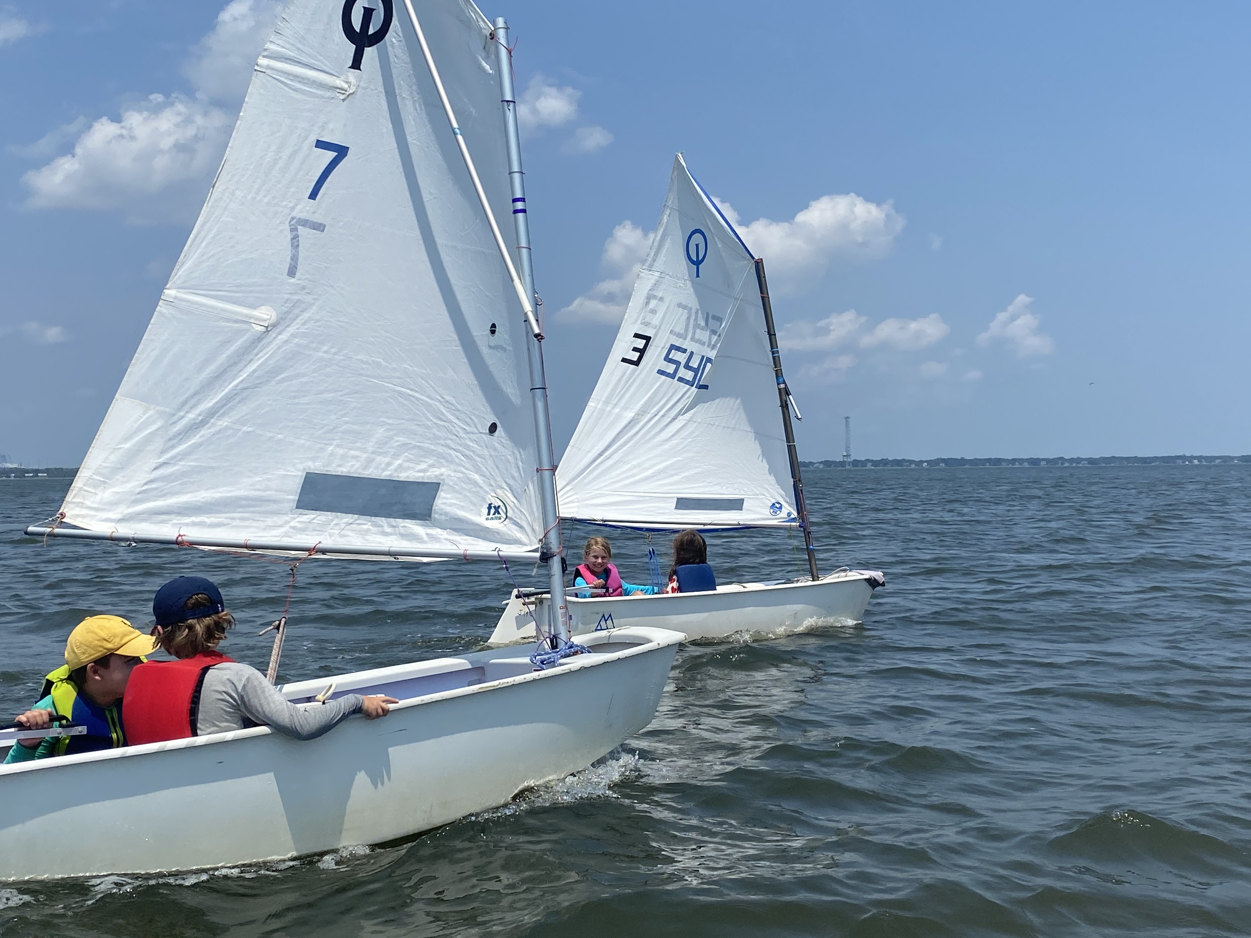 james island yacht club sailing camp